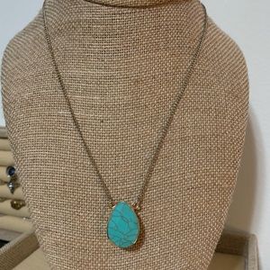 Turquoise pendant necklace